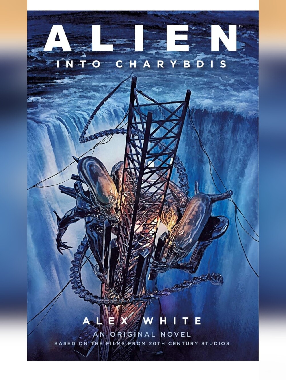 Alien: Into Charybdis by Alex White - Blue Cover